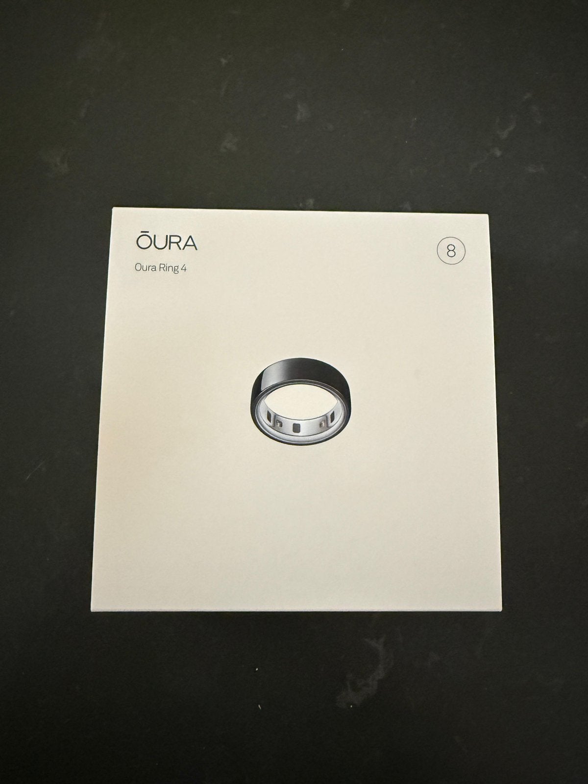 Oura ring gen 4 maat 8 kleur zwart bijna nieuw!, Ophalen of Verzenden, Zo goed als nieuw, Zwart, Android