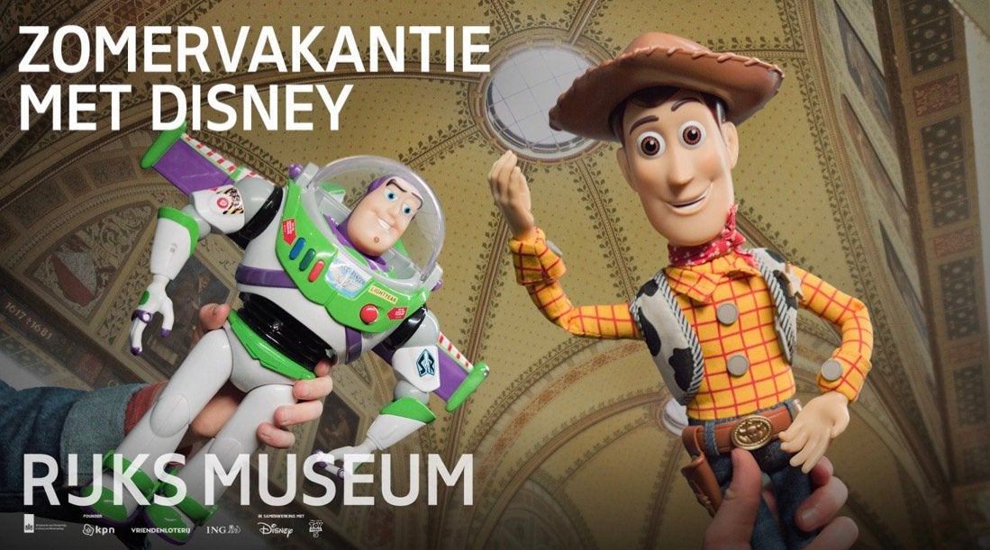 2 tickets toy story rijksmuseum ( kinderen gratis tot 18), Tickets en Kaartjes, Twee personen, Ticket of Toegangskaart