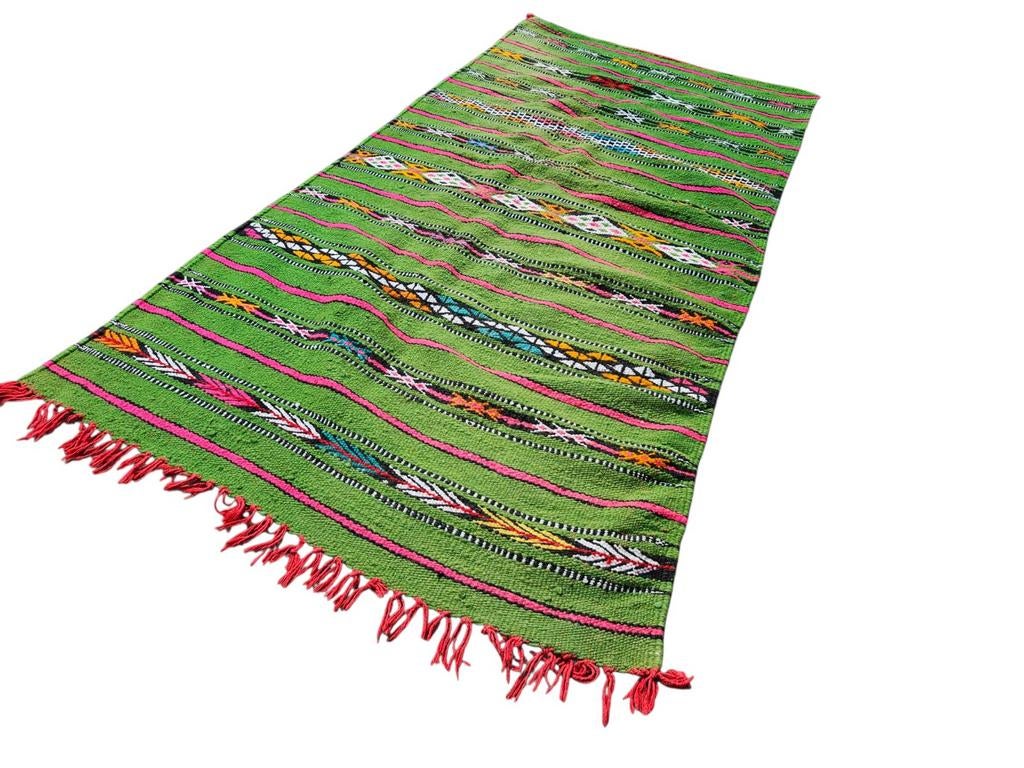 Prachtig nieuw handgeweven KELIM tapijt (GRATIS VERZENDING), Ophalen of Verzenden, 200 cm of meer, Rechthoekig, Nieuw