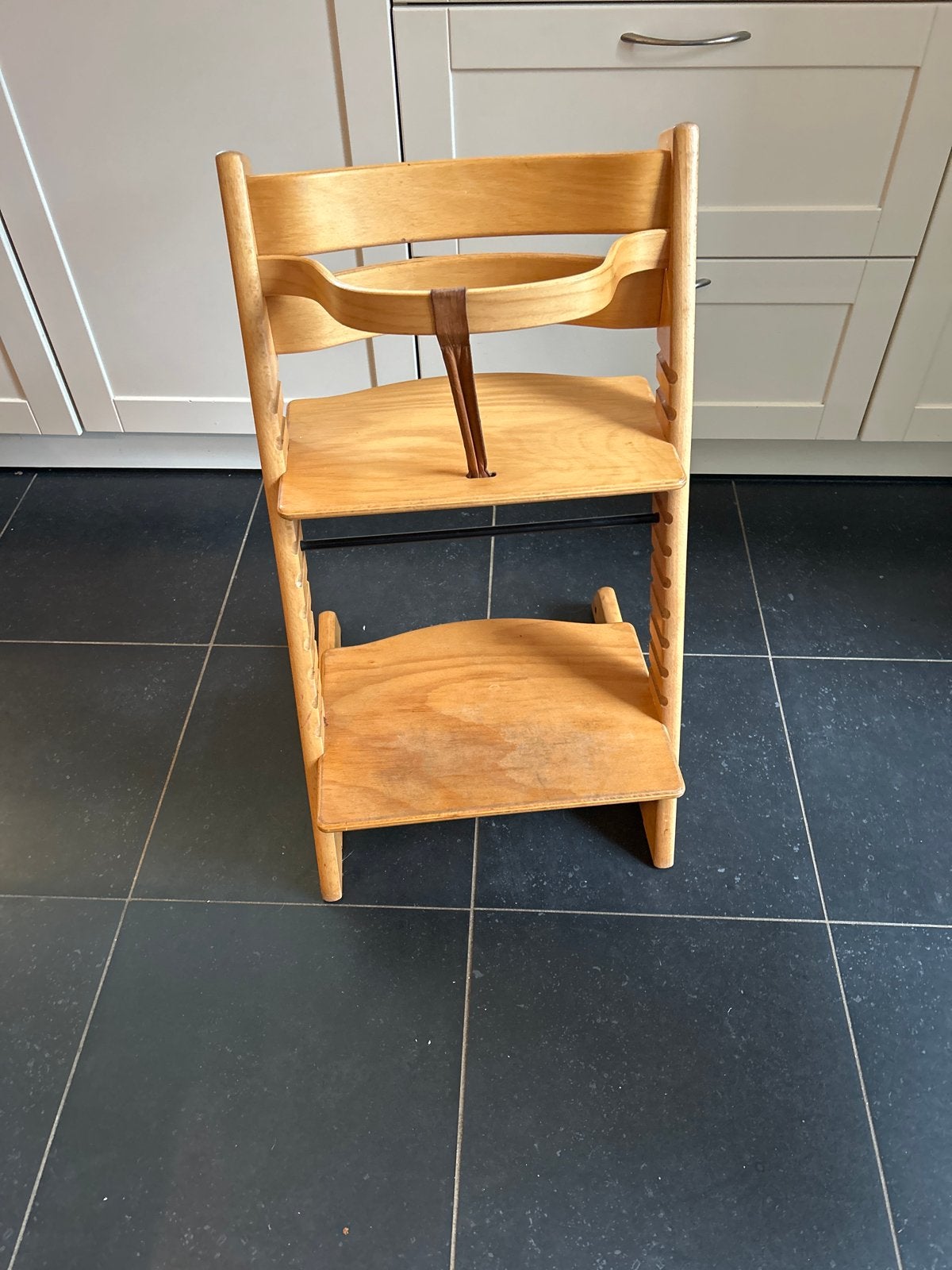 Houten Trip trap stoel, Kinderen en Baby's, Ophalen, Gebruikt, Meegroeistoel