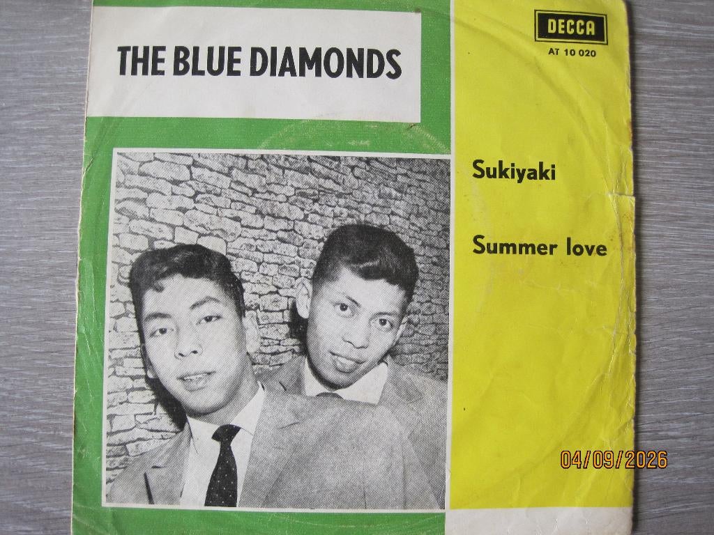 Blue Diamonds  -  Sukiyaki, Cd's en Dvd's, Vinyl Singles, Gebruikt, Verzenden, 7 inch, Single