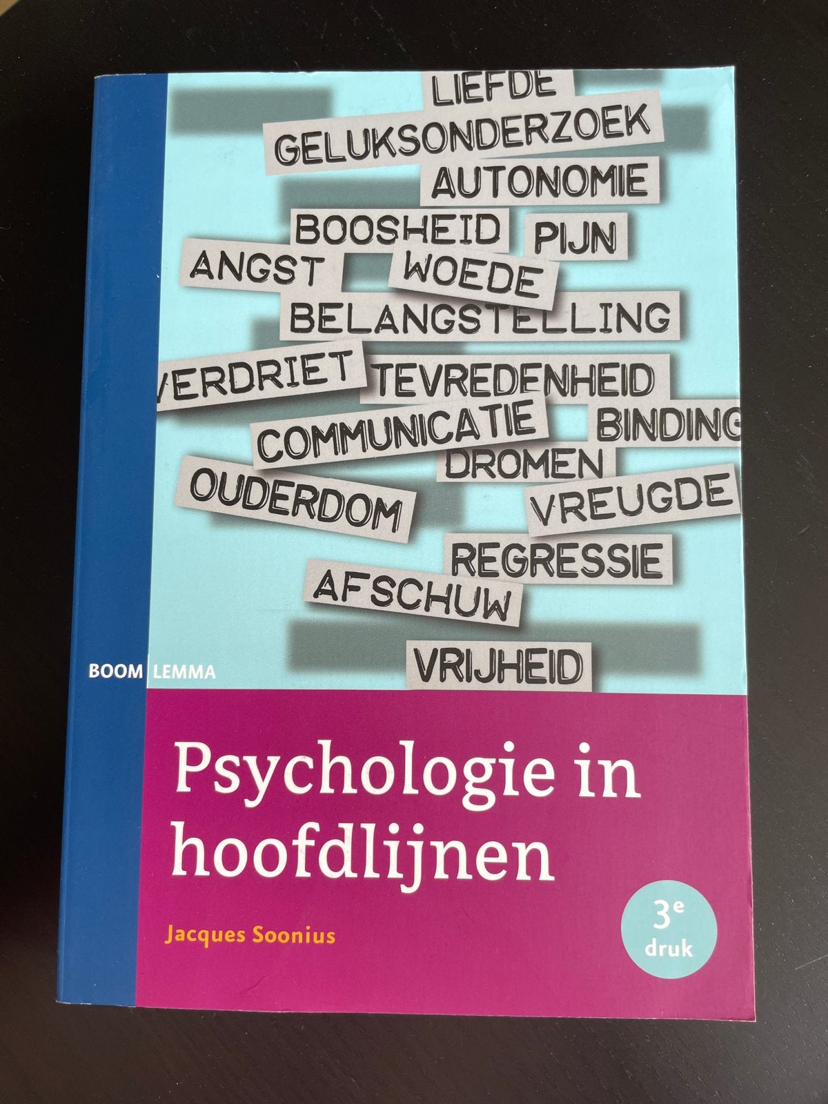 Jacques Soonius - Psychologie in hoofdlijnen, Ophalen of Verzenden, Overige onderwerpen, Jacques Soonius, Zo goed als nieuw