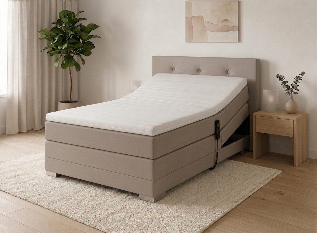 Twijfelaar Elektrische Boxspring Nexa – Compleet Set, Nieuw, Ophalen of Verzenden, Twijfelaar, 120 cm