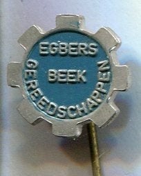 Egbers Beek gereedschappen aluminium speldje ( G_216), Verzamelen, Speldjes, Pins en Buttons, Verzenden, Nieuw, Transport, Speldje of Pin