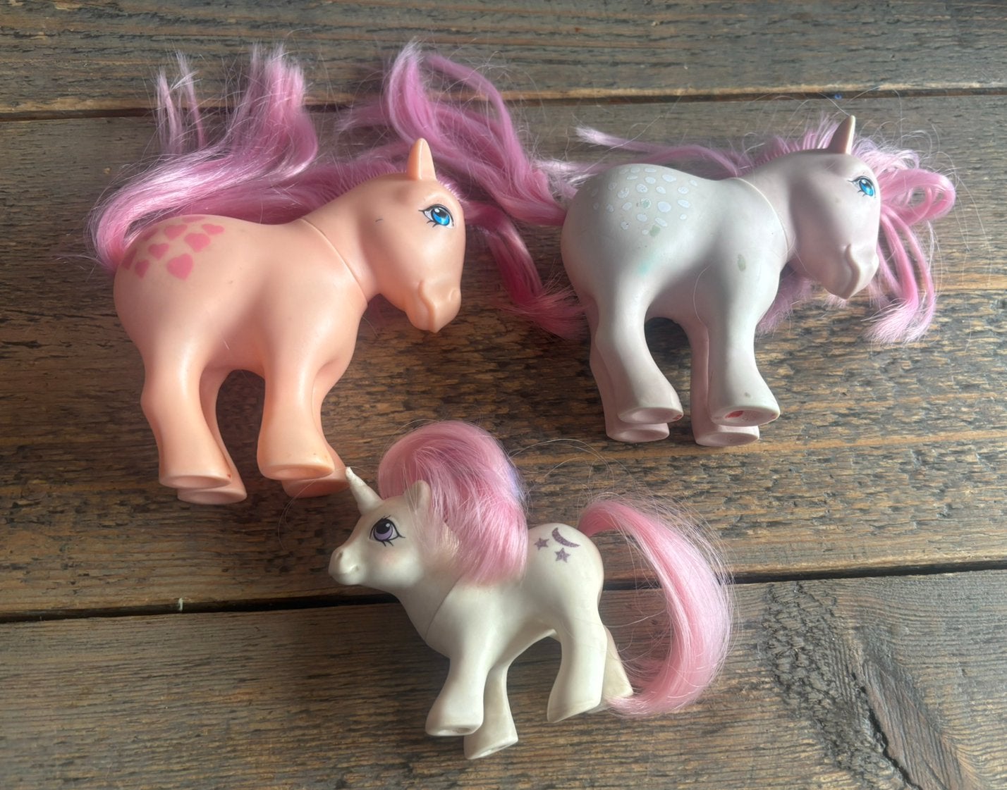 3x vintage my Little Pony 1982 & 1984, Ophalen of Verzenden, Zo goed als nieuw
