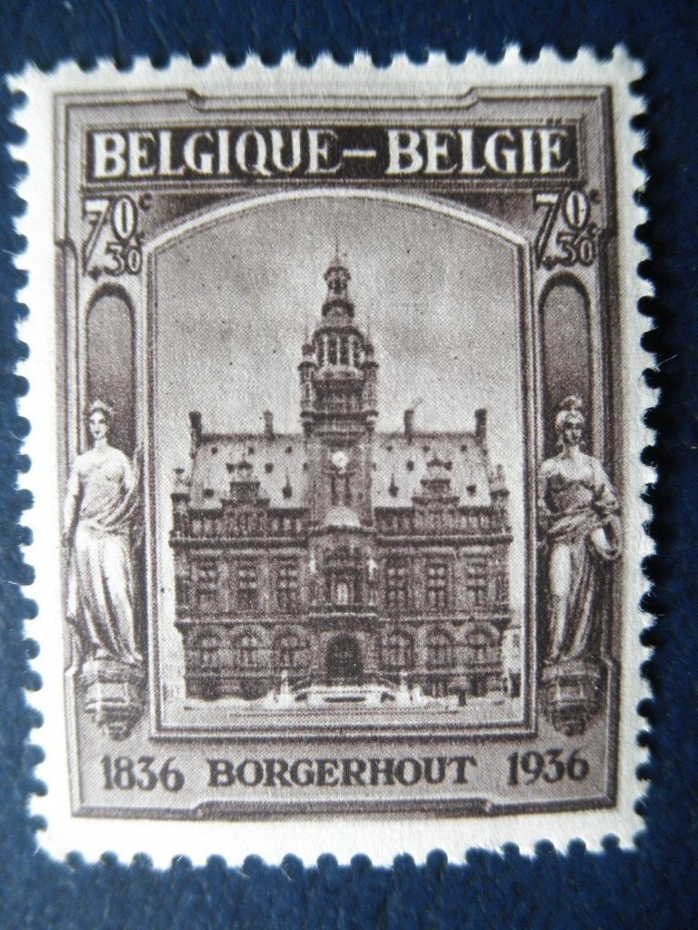 Postzegels België 1936 tentoonstelling fil. - cw. 60,00 (*)., Ophalen of Verzenden