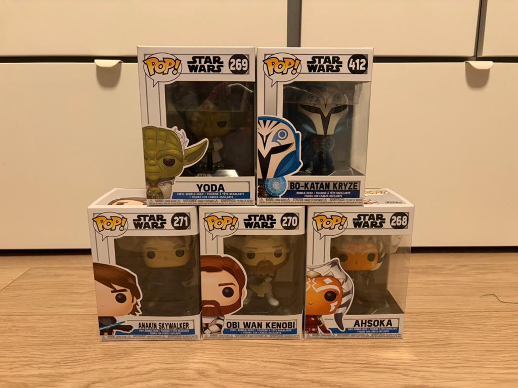 Funko pop: Star wars the clone wars, Ophalen of Verzenden, Zo goed als nieuw, Actiefiguurtje