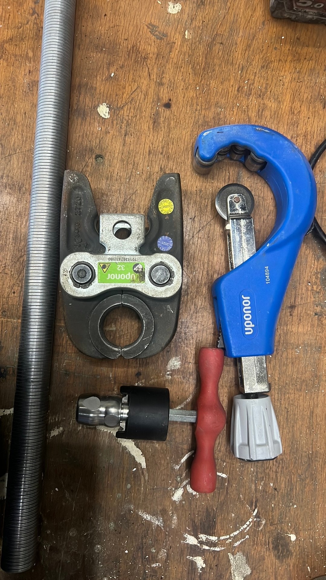 Persbek uponor u32 mm set, Ophalen of Verzenden
