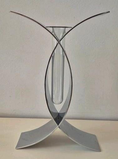Torre &Tagus stijl MCM soliflore design vaas, Ophalen of Verzenden, Overige kleuren, Glas, Minder dan 50 cm