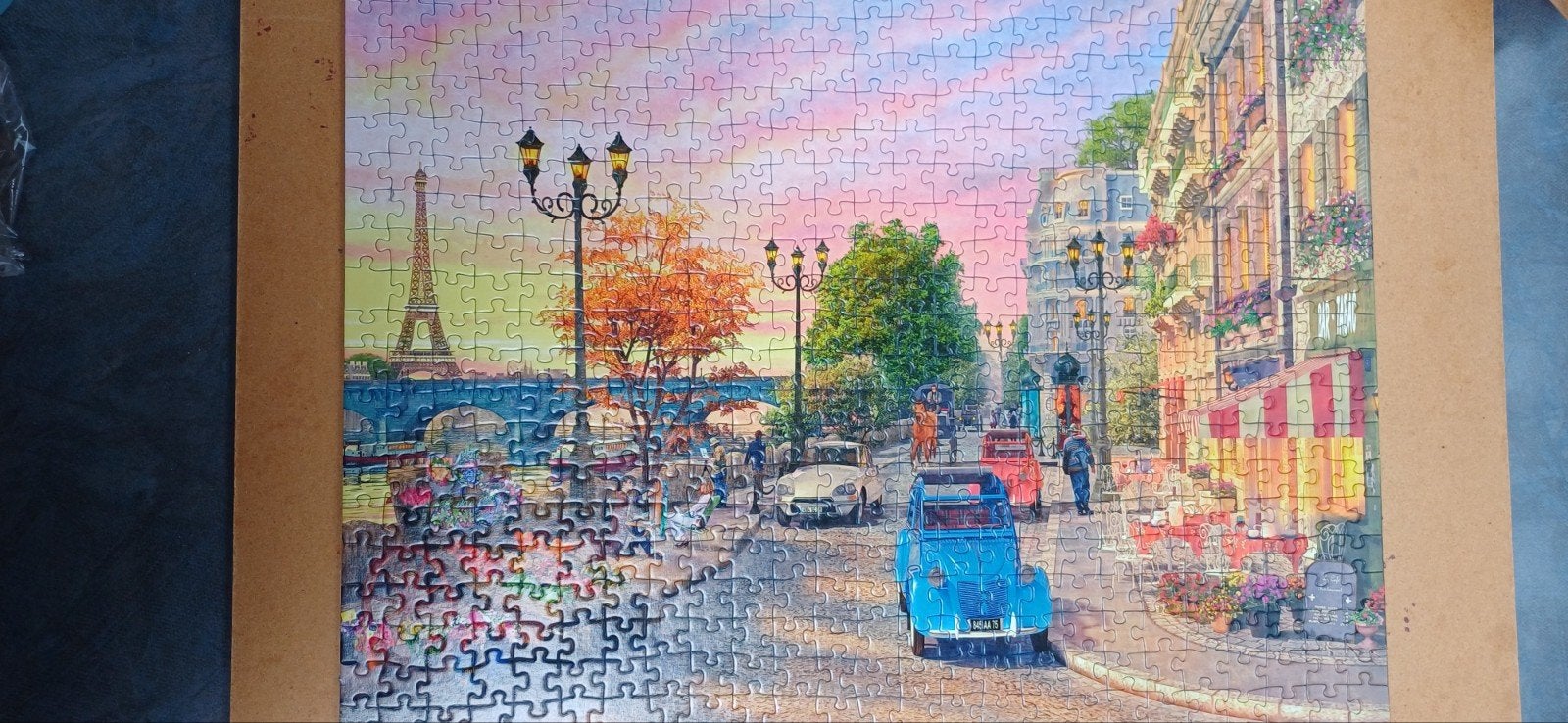 Ravensburger puzzel Parijs 500 stukjes, Hobby en Vrije tijd, Ophalen, 500 t/m 1500 stukjes, Zo goed als nieuw, Legpuzzel