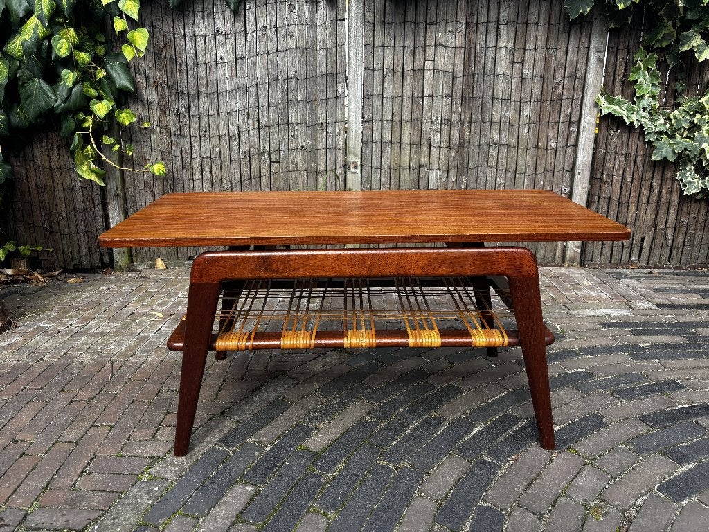 Vintage salontafel, Ophalen, Minder dan 50 cm, Gebruikt, 100 tot 150 cm