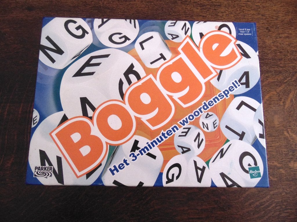 Boggle Spel van Hasbro, Een of twee spelers, Ophalen of Verzenden, Zo goed als nieuw, Hasbro