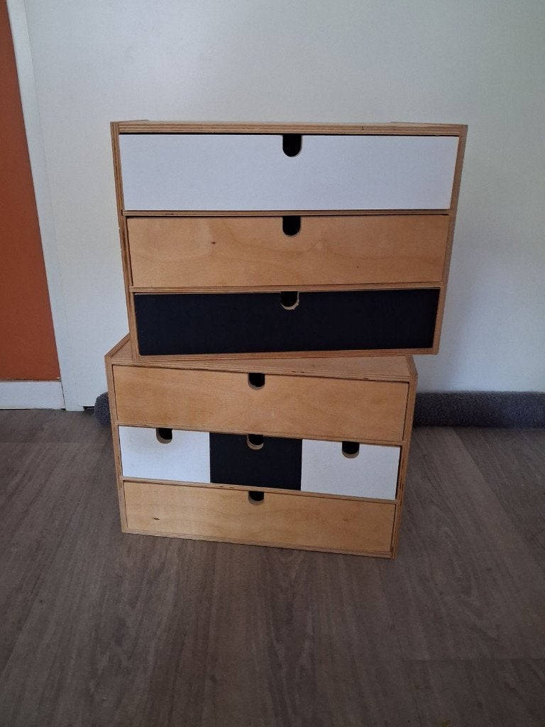 Ikea Moppe ladenkastjes, Huis en Inrichting, Ophalen, Zo goed als nieuw, Hout