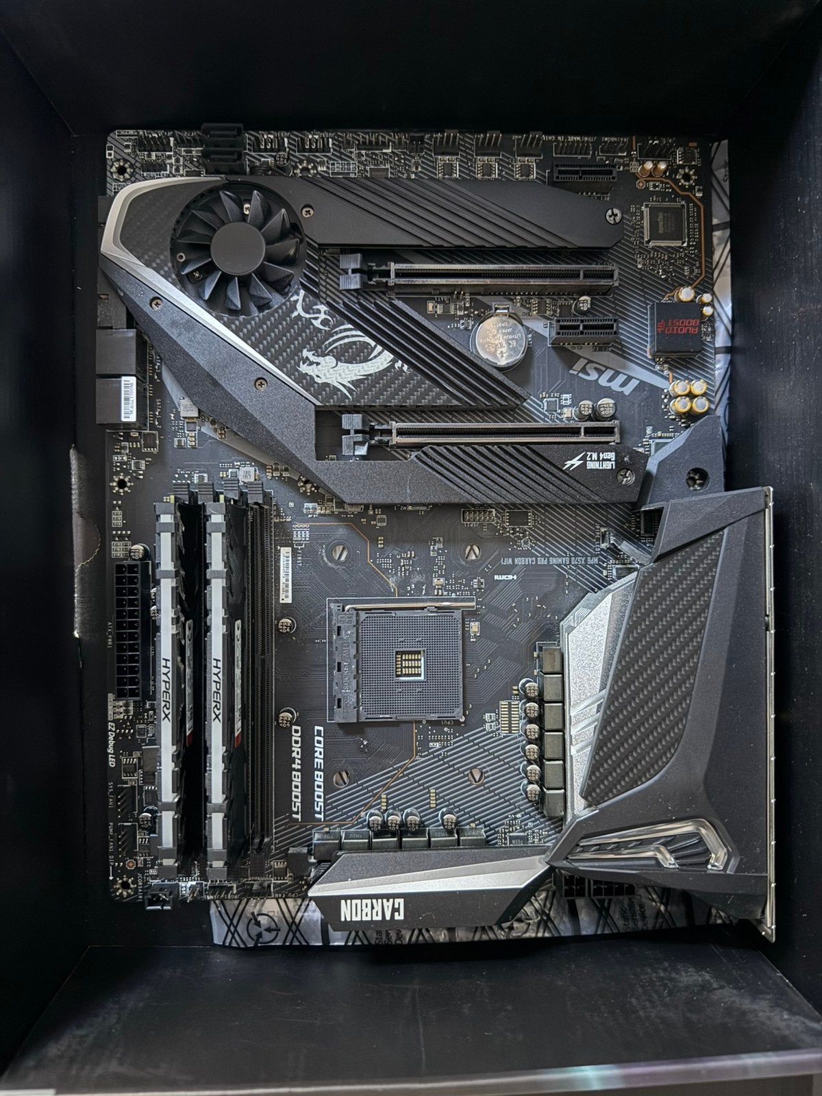MSI MPG X570 GAMING PRO CARBON+ HyperX Predator RGB 32GB, Ophalen, Zo goed als nieuw, DDR4