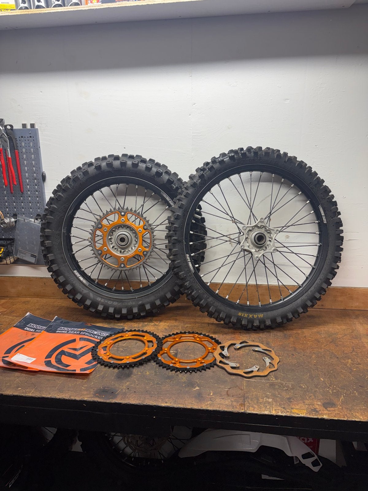 KTM EXC Wielenset met nieuwe tandwielen, Ophalen, Gebruikt, Overige typen