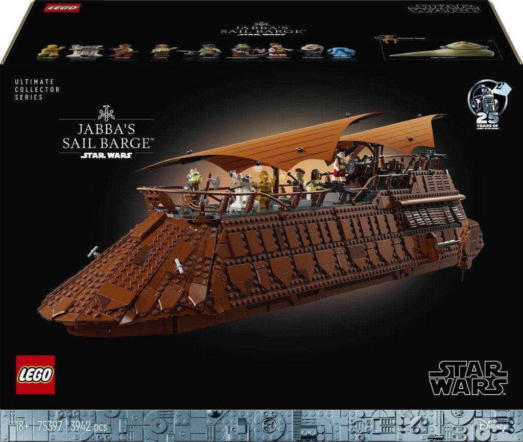 LEGO Star Wars Jabba's Sail Barge 75397 nieuw ZONDER FIGUREN, Kinderen en Baby's, Speelgoed | Duplo en Lego, Nieuw, Lego, Complete set