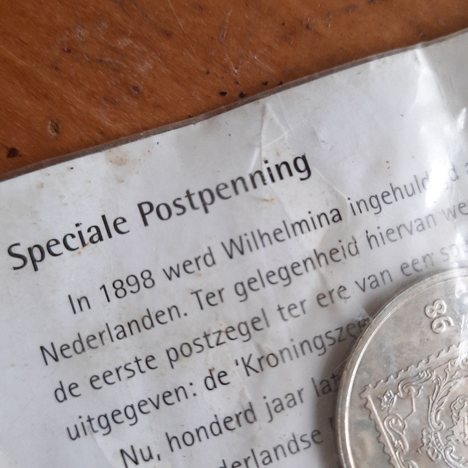 PTT Postpenning Wilhelmina 1898-1998 Nieuw in Verpakking, Verzenden, Overige materialen