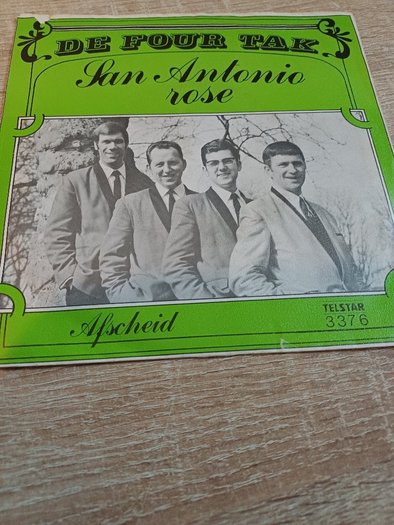 342b Single De Four Tak – San Antonio rose – TS 3376 TF, 7 inch, Ophalen of Verzenden, Zo goed als nieuw, Overige typen