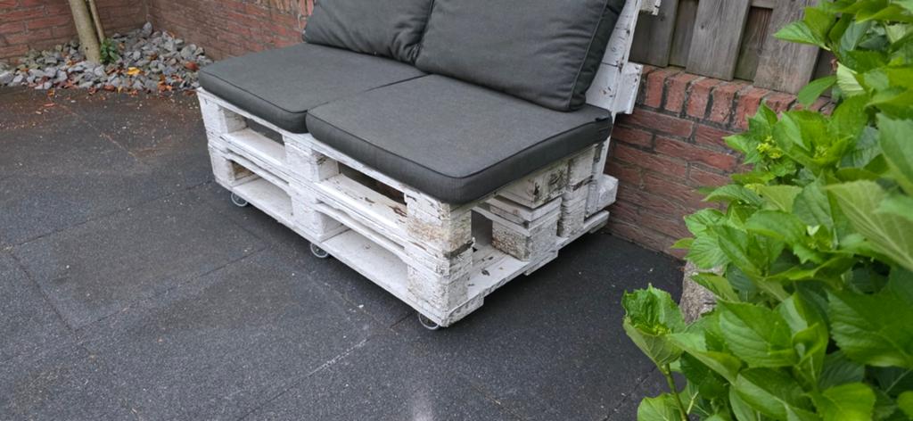 Tuinbakje incl kussens., Tuin en Terras, Tuinmeubel-accessoires, Ophalen of Verzenden, Gebruikt