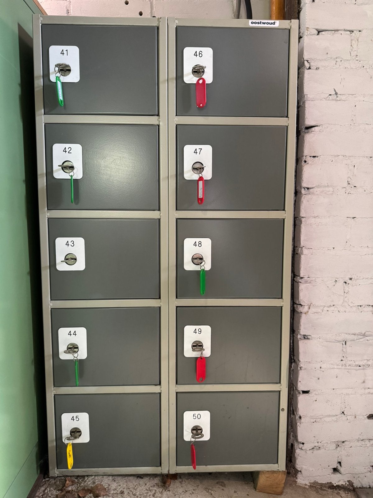 Industriële telefoon lockerkasten vakkenkast, Ophalen
