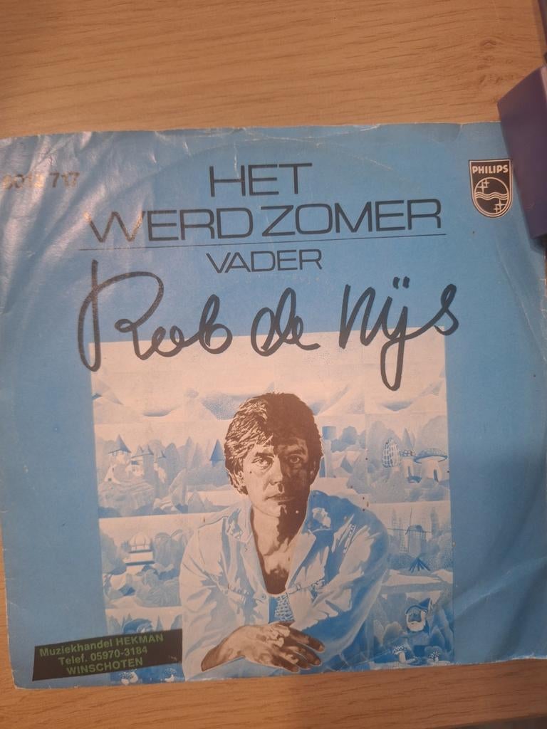Rob de Nijs - Het Werd Zomer / Vader (Single), 1 single, Ophalen of Verzenden, Gebruikt, Nederlandstalig
