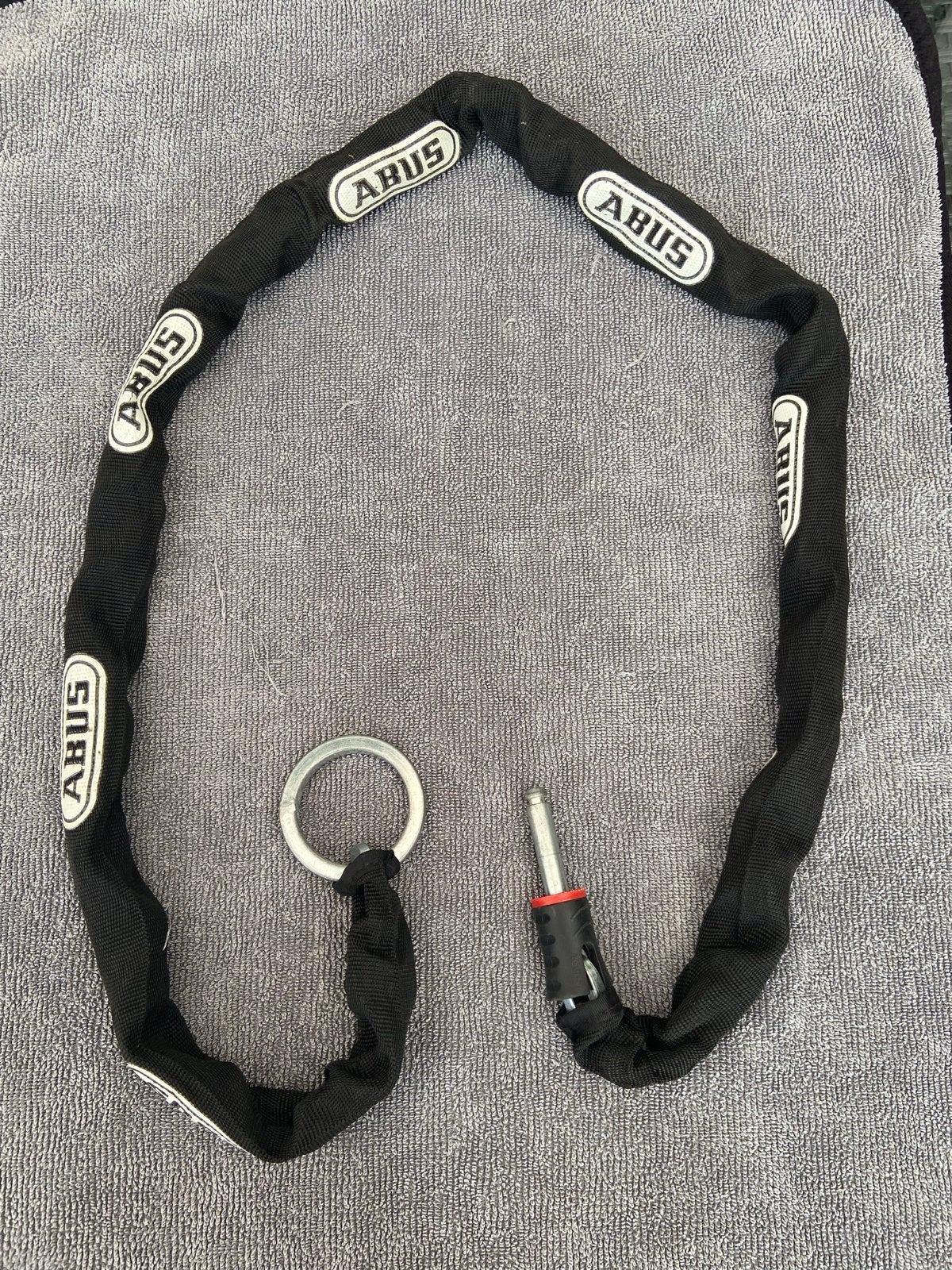 ABUS Kettingslot - Zwart, Gebruikt, Ophalen of Verzenden, Gebruikt, Kettingslot