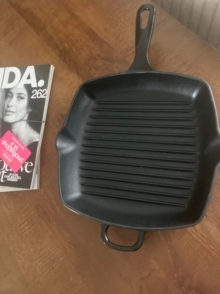 Royal Gietijzeren grillpan . Nieuw, Huis en Inrichting, Keuken | Potten en Pannen, Ophalen of Verzenden, Nieuw, Gietijzer, Koekenpan of Braadpan