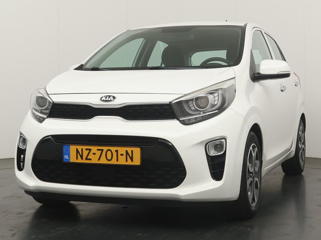 Kia Picanto 1.0 CVVT ExecutiveLine - Camera - Stoel/Stuurver, Voorwielaandrijving, Stof, Gebruikt, Wit