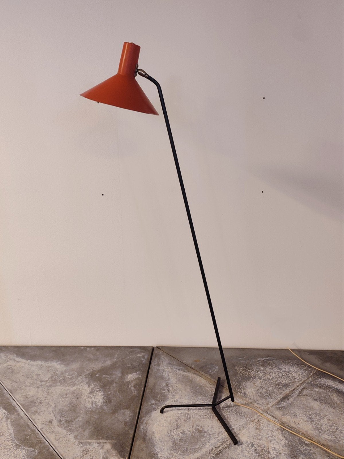 Vintage Anvia vloerlamp J.J.M. Hoogervorst  1957  Hala Raak, Ophalen
