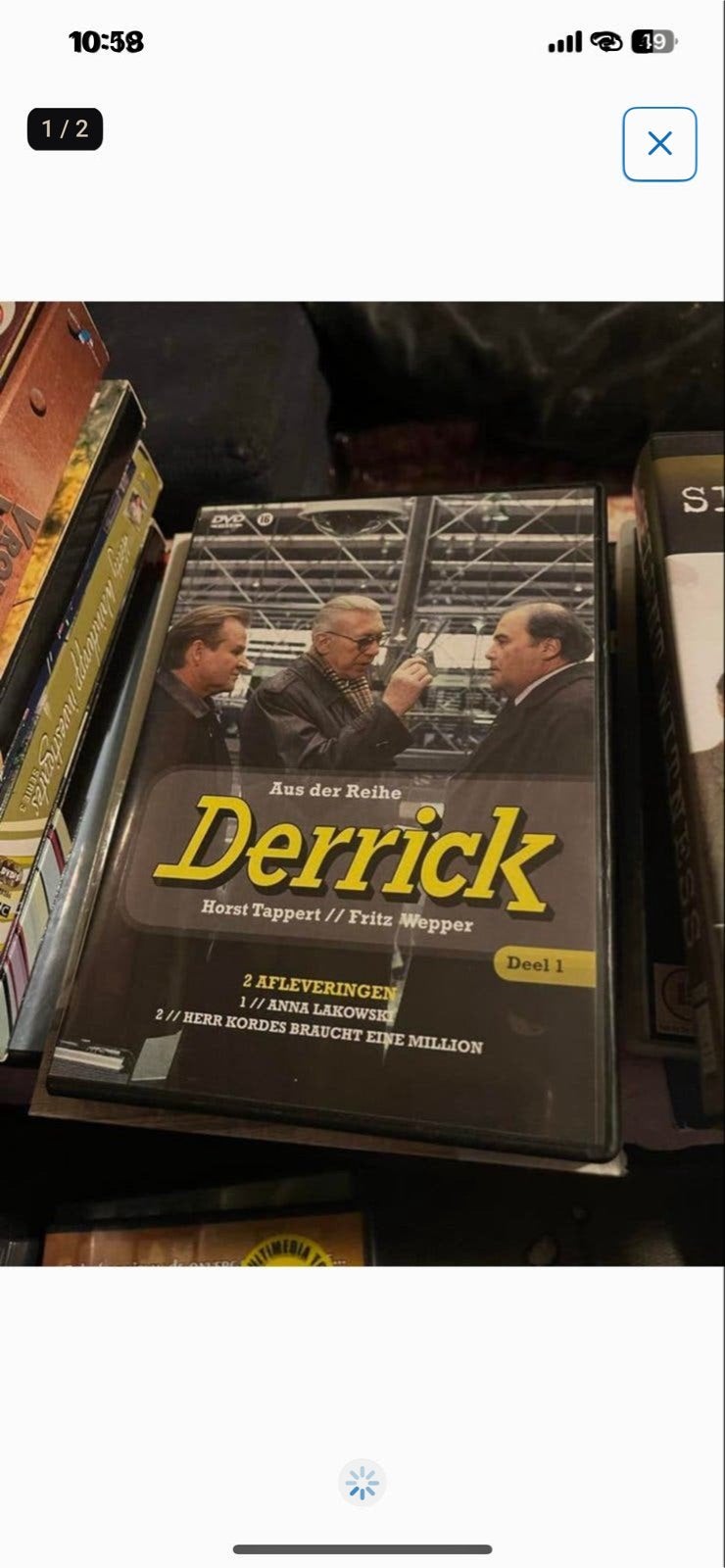 Derrick - Deel 1 DVD - 2 afleveringen, Gebruikt, Vanaf 16 jaar, Nederlands, Duits