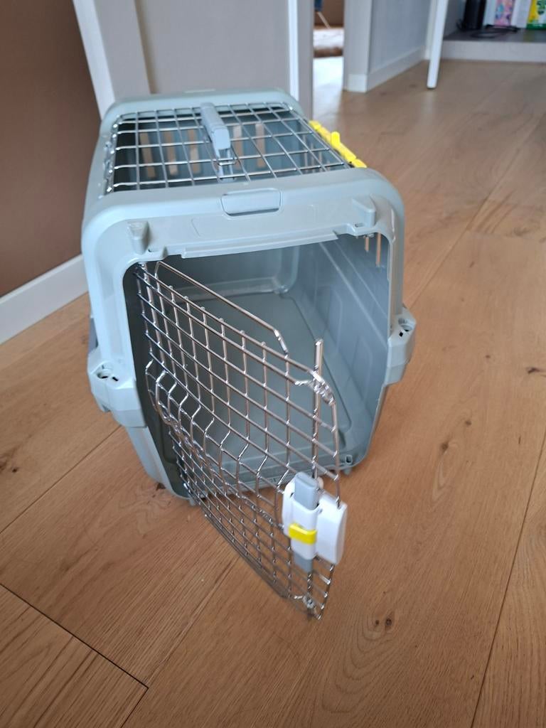 Honden of katten bench / reismand maat S met dubbele opening, Dieren en Toebehoren, Ophalen, Zo goed als nieuw