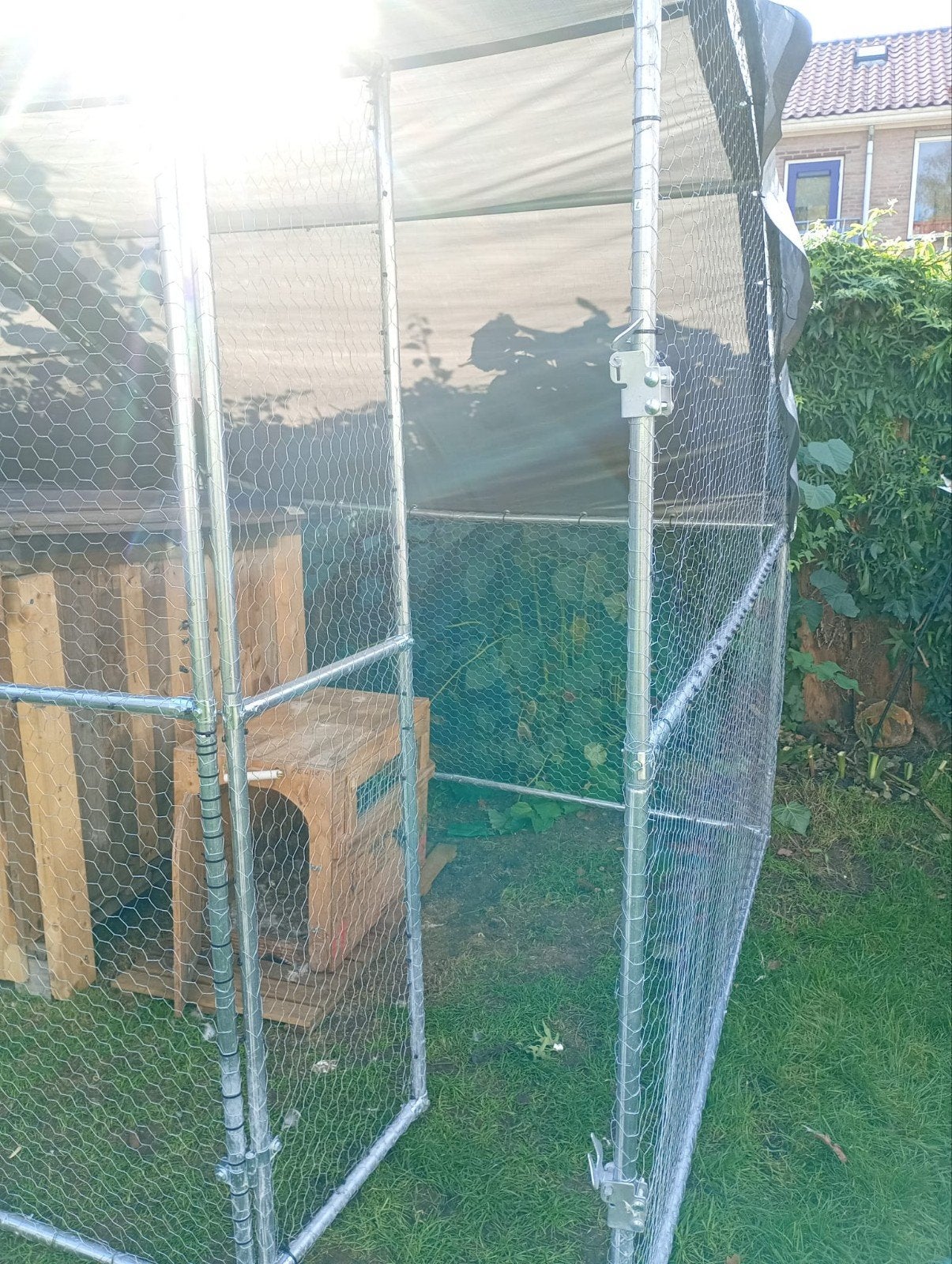 mooie hok voor dieren, Tuin en Terras, Ophalen, Opvouwbaar, Minder dan 4 meter, Zo goed als nieuw