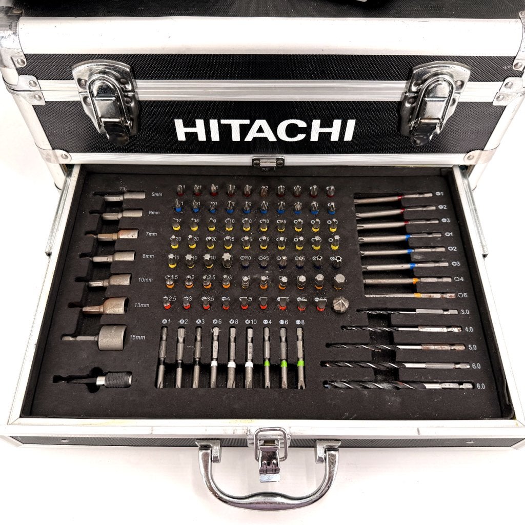 Hitachi DS18DJL Boor-/Schroefmachine + koffer en accessoires, Hitachi, Gebruikt, Support@hitachi.com, Hitachi, Ltd.
6-6, Marunouchi 1-chome, Chiyoda-ku
Tokyo 100-8280
Japan