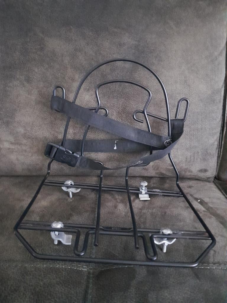 Steco Monkey-Mee fietsdrager voor kinderzitje, Fietsen en Brommers, Fietsaccessoires | Overige Fietsaccessoires, Gebruikt, Ophalen of Verzenden