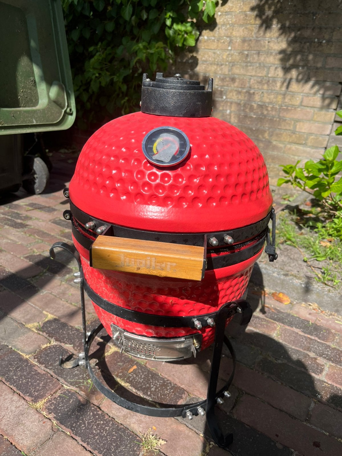Mini ei bbq speciale JUPILER editie in nette staat, Tuin en Terras, Houtskoolbarbecues, Ophalen of Verzenden, Zo goed als nieuw