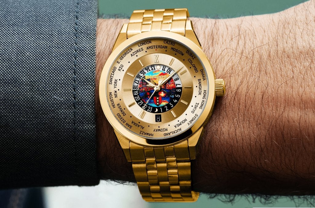 Jacob Zech Amsterdam Limited Edition t.w.v € 599 SEIKO!, Sieraden, Tassen en Uiterlijk, Horloges | Heren, Staal, Polshorloge, Nieuw