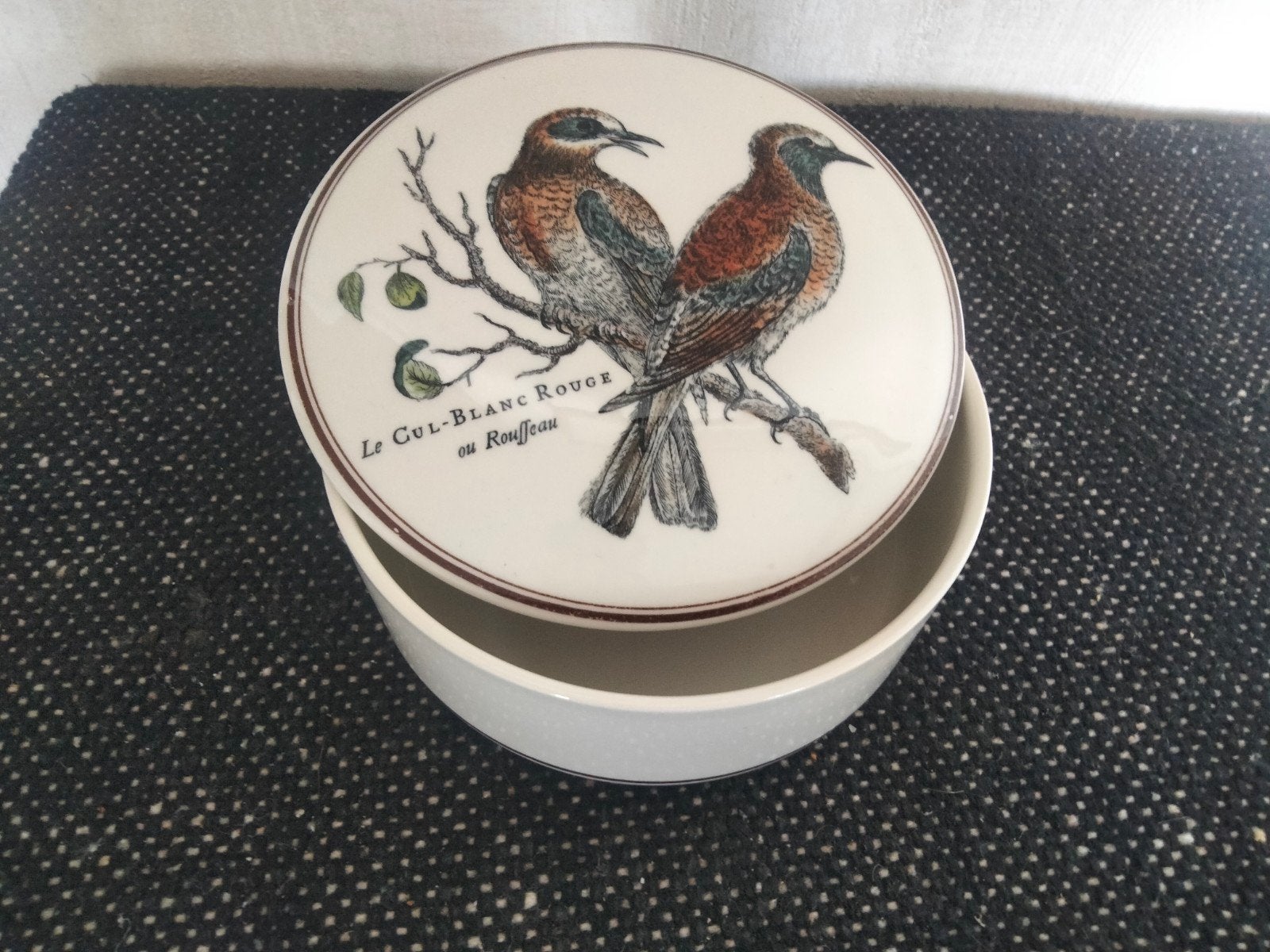 Villeroy & Boch doosje met vogelmotief, Ophalen of Verzenden