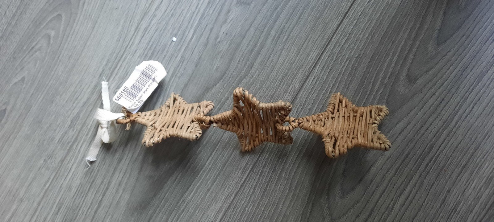 riviera maison rattan star ornament, Huis en Inrichting, Ophalen of Verzenden, Zo goed als nieuw