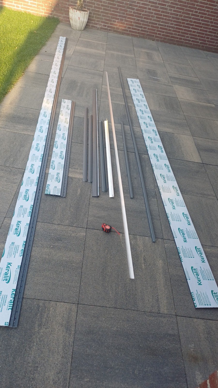 Antraciet Keralit Gevelpanelen en Profielen - Diverse Maten, Ophalen, Minder dan 25 mm, Nieuw, Plank