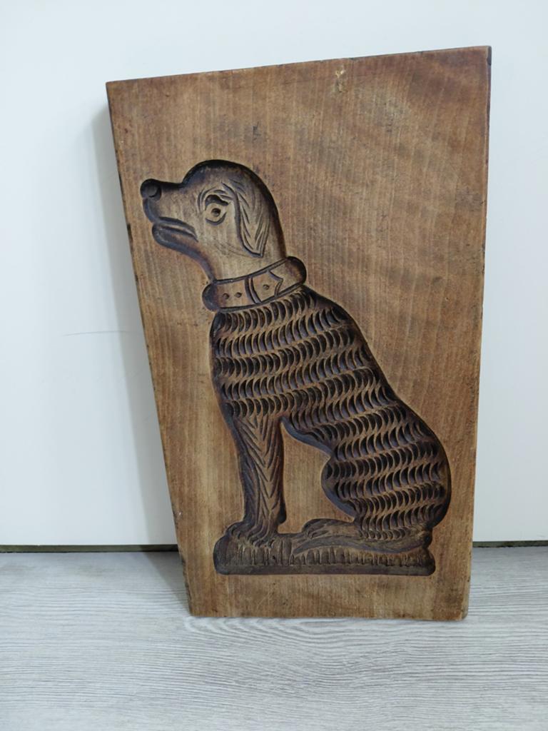 Antieke koekplank hond, Antiek en Kunst, Antiek | Keukenbenodigdheden, Ophalen of Verzenden