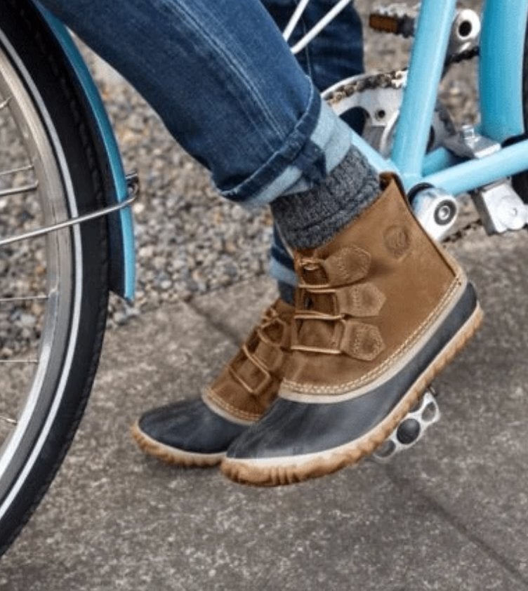 Sorel Out N About Waterproof Leather Duck Boots‎ maat 43, Kleding | Dames, Schoenen, Bruin, Lage of Enkellaarzen, Zo goed als nieuw