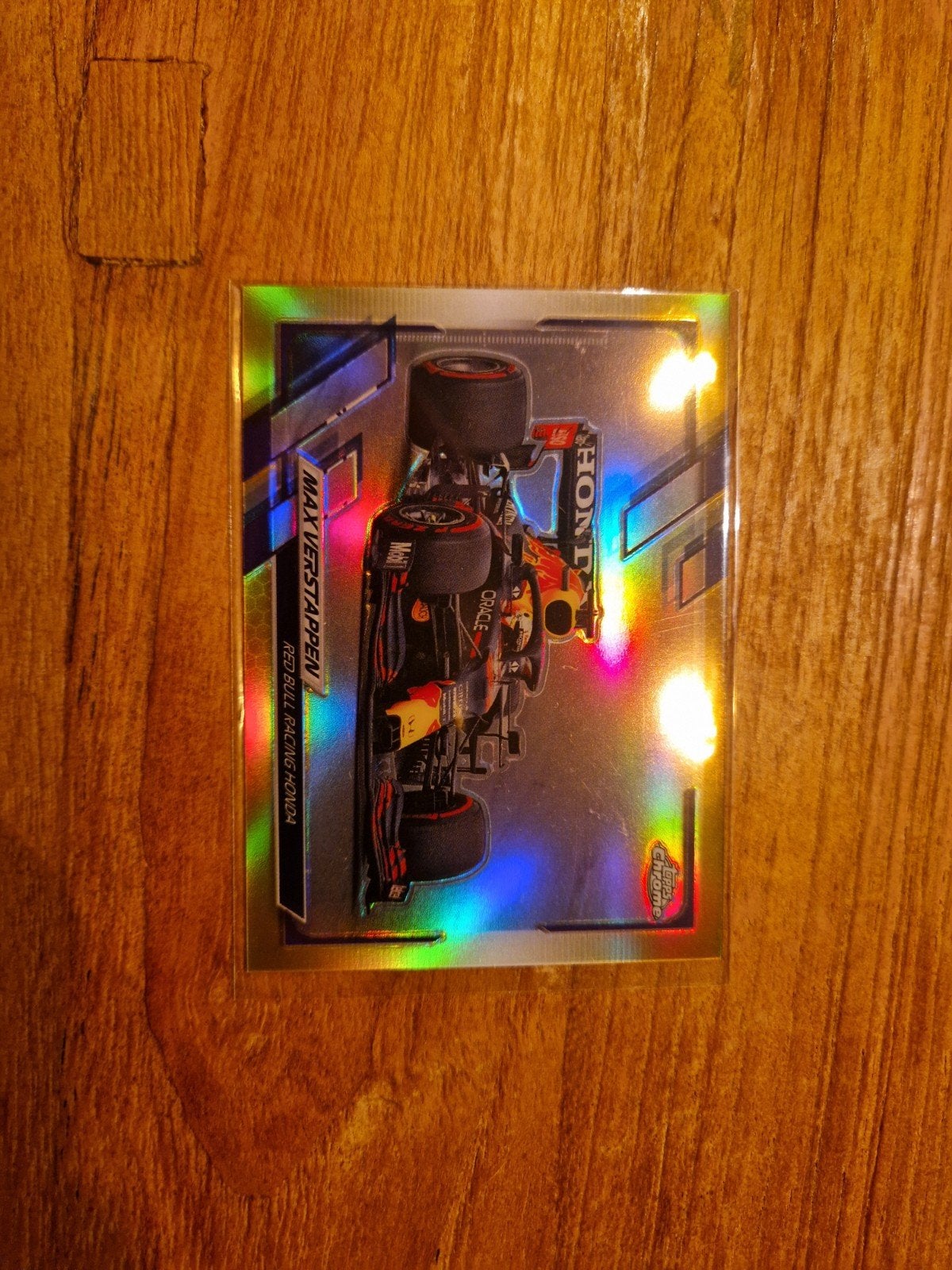2021 Topps Chrome Max Verstappen #98 Gold F1 Kaart, Ophalen of Verzenden, Zo goed als nieuw, Overige sporten, Spelerskaart