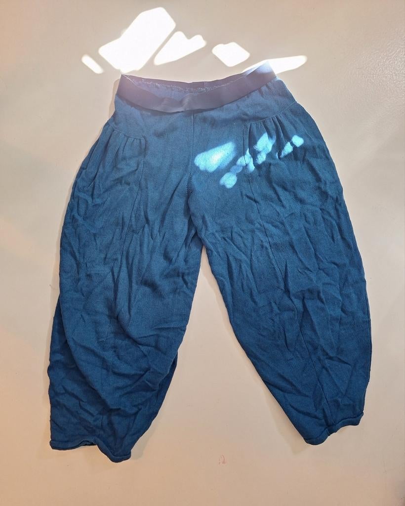 Martha de Wit 80s vintage knitwear avant garde arnhem, Maat 38/40 (M), Blauw, Ophalen of Verzenden, Driekwart