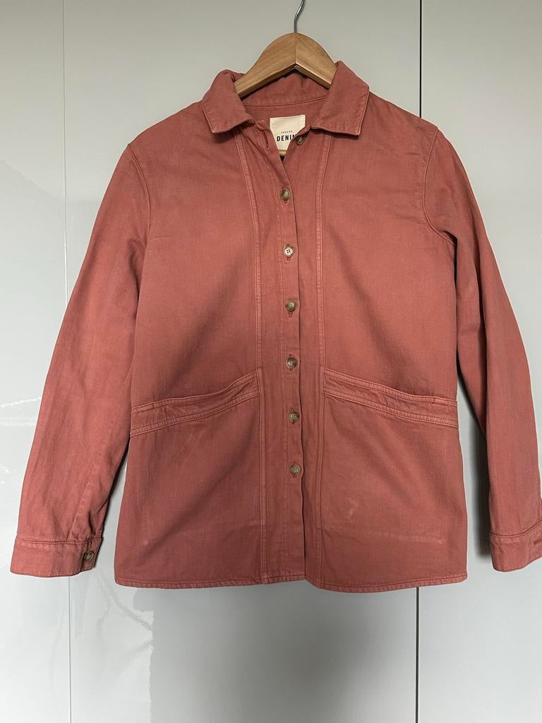 Sezane oversized jas oudroze - Maat XS, Ophalen of Verzenden, Zo goed als nieuw, Maat 34 (XS) of kleiner, Roze