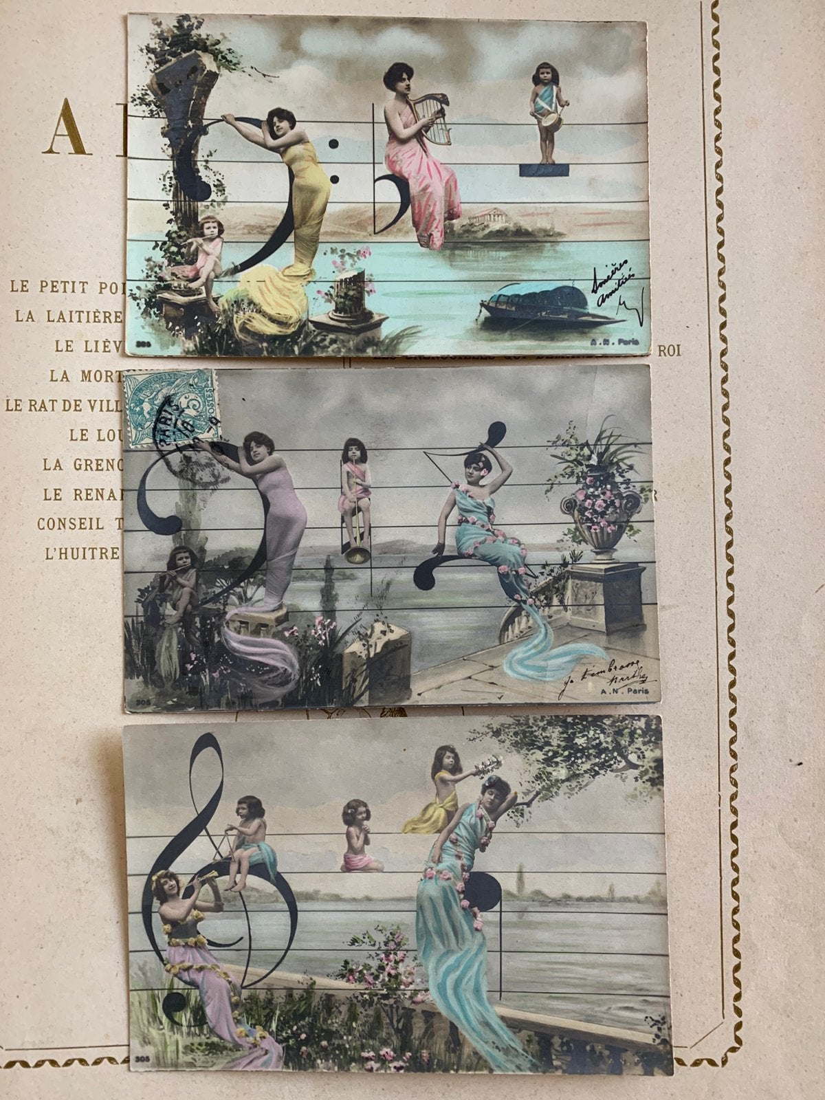 Muziek (VC), Verzamelen, Ophalen of Verzenden, Voor 1920, Gelopen, Muziek