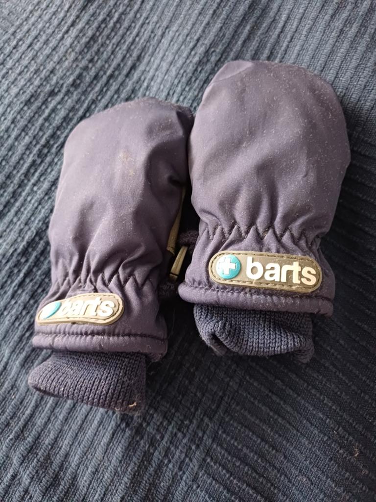 Barts Wanten Maat 1 (1-2 jaar) - Donkerblauw, Kinderen en Baby's, Jongetje of Meisje, Wanten, Ophalen of Verzenden, Zo goed als nieuw