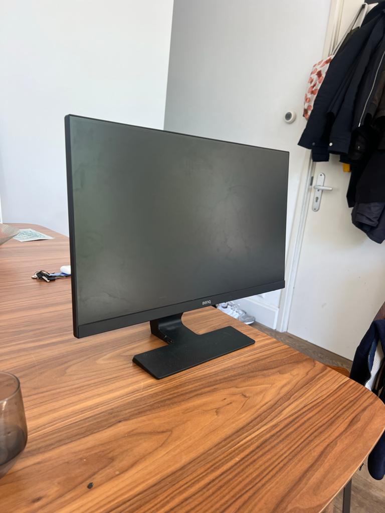 BenQ Monitor 24 inch - Full HD, HDMI, DVI, VGA, Full HD, Ophalen of Verzenden, 60 Hz of minder, Gebruikt
