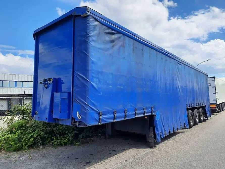 2004 Kempf SP35/3 Dieplader Oplegger Schuifzeil, Gebruikt