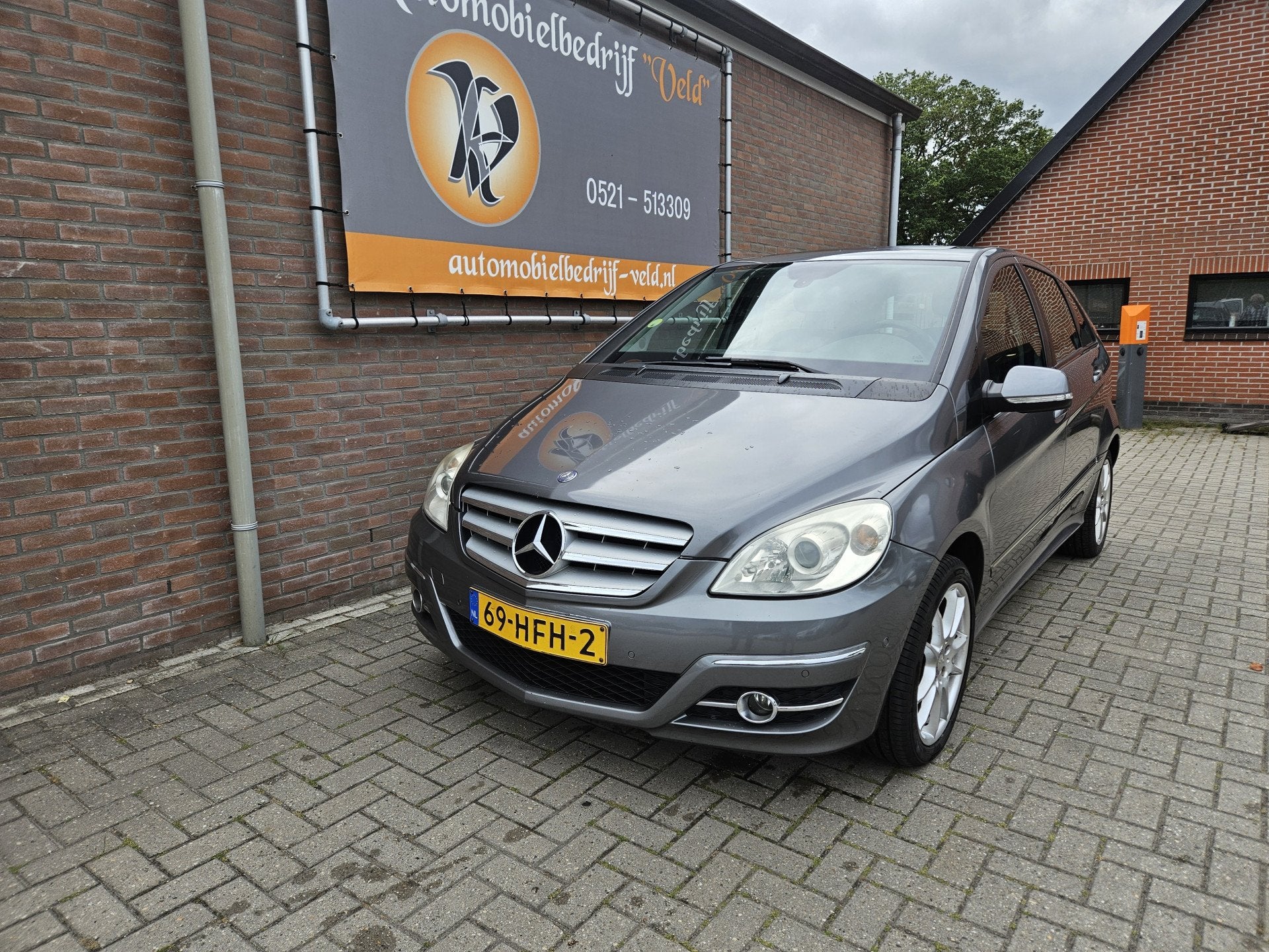 Mercedes-Benz B-Klasse 170 (bj 2008), Voorwielaandrijving, Gebruikt, Zwart, 4 cilinders