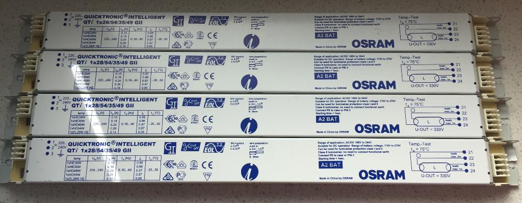 Osram Quicktronic intelligent QTi 1x28/54/35/49 GII NEW p/s, Ophalen of Verzenden, Nieuw